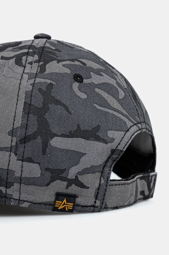 Αξεσουάρ Βαμβακερό καπέλο του μπέιζμπολ Alpha Industries VLC Cap Camo 168903C γκρί