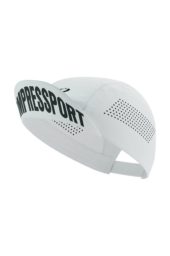 Kapa sa šiltom Compressport Pro Racing XHWU732 bijela SS25