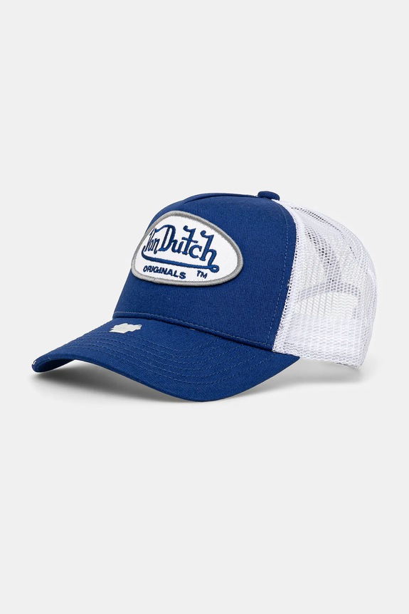 Von Dutch czapka z daszkiem aplikacja niebieski 7030762