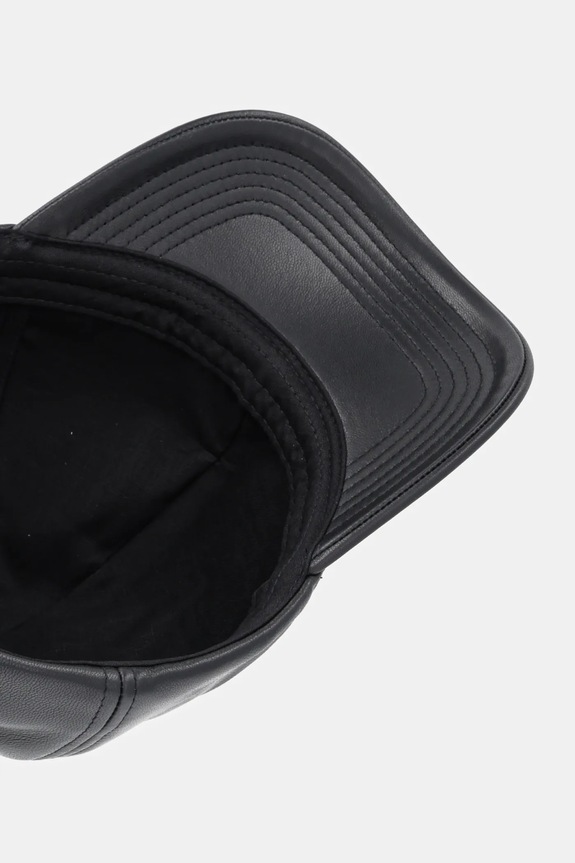 MACKAGE czapka z daszkiem bawełniana czarny ANDERSON.L
