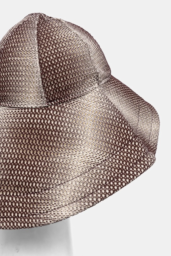 Βαμβακερό καπέλο OAS 8503.04 καφέ SS25