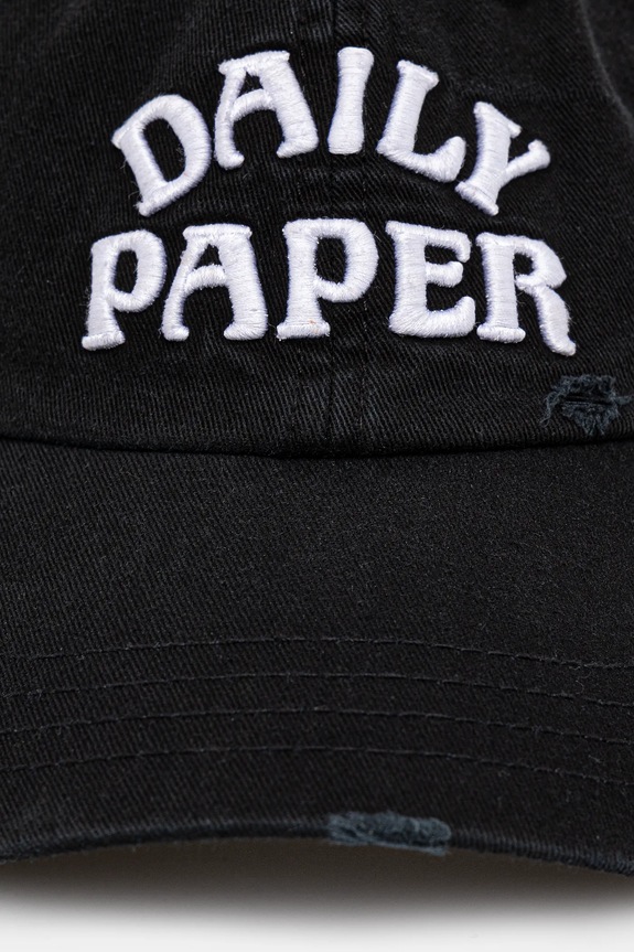 Bavlnená šiltovka Daily Paper Dias Arch Stack Cap 2511169 čierna SS25