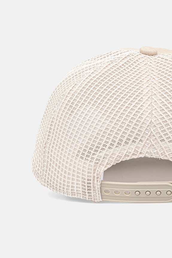 New Era czapka z daszkiem bawełniana beżowy 60595149