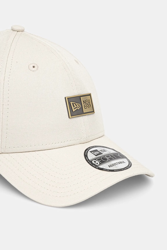 New Era czapka z daszkiem bawełniana 60595306 beżowy SS25