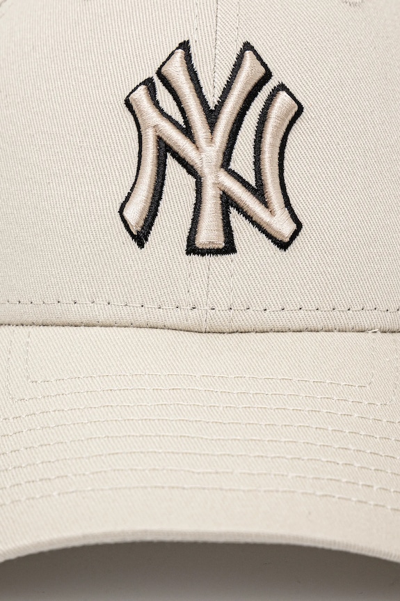 Βαμβακερό καπέλο του μπέιζμπολ New Era LEAGUE ESSENTIAL 9TWENTY® 60595199 μπεζ SS25