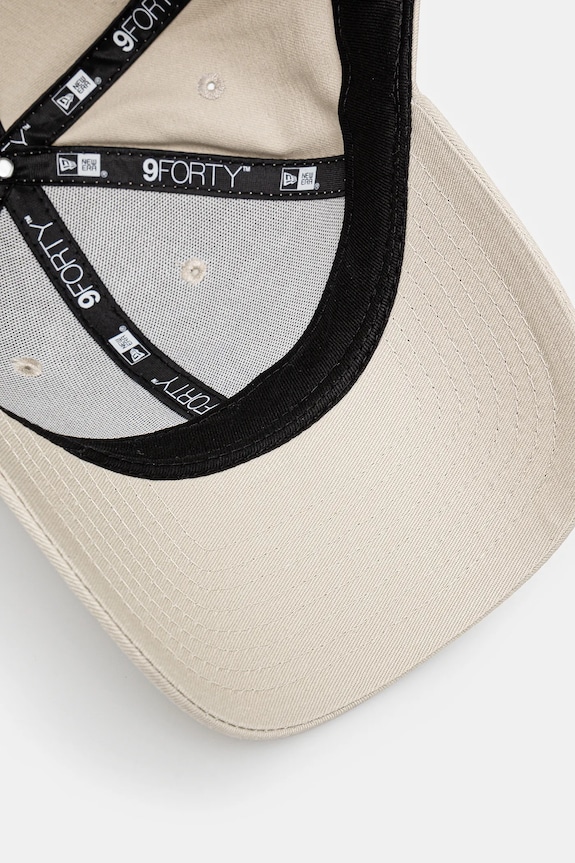 Βαμβακερό καπέλο του μπέιζμπολ New Era LEAGUE ESSENTIAL 9TWENTY® μπεζ 60595199