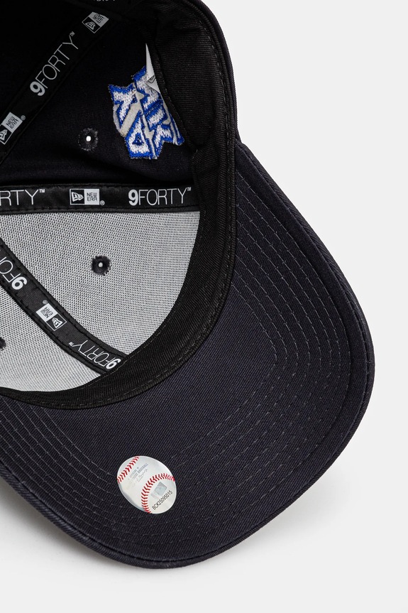 New Era czapka z daszkiem bawełniana granatowy 60595231