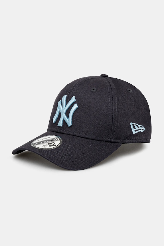 New Era czapka z daszkiem bawełniana bawełna granatowy 60595157