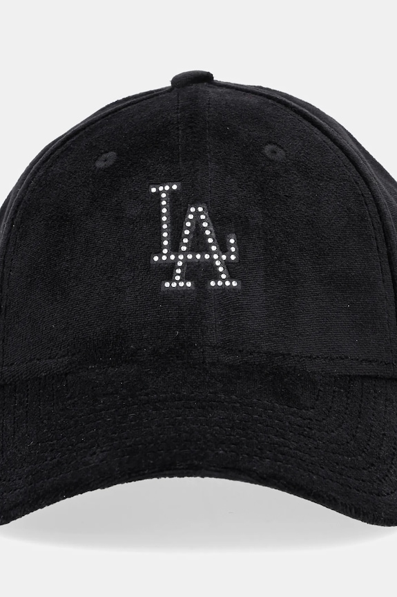 New Era czapka z daszkiem welurowa 60595351 czarny SS25