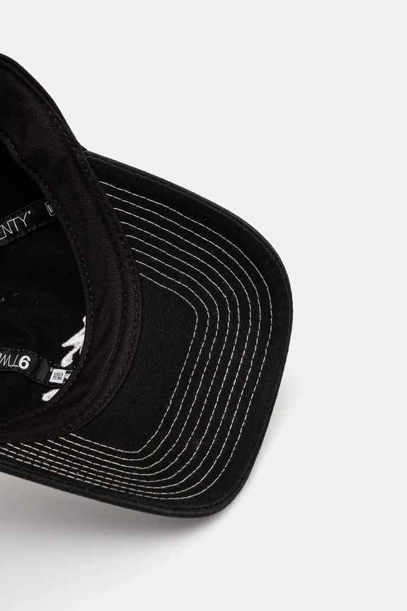 Βαμβακερό καπέλο του μπέιζμπολ New Era μαύρο 60595289