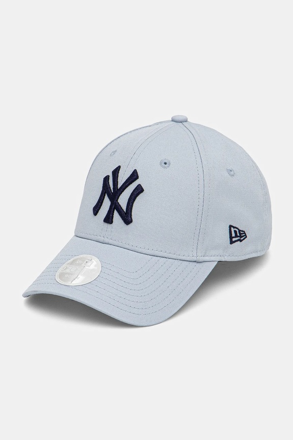 New Era czapka z daszkiem bawełniana bawełna niebieski 60595488