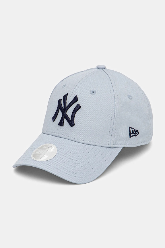 New Era czapka z daszkiem bawełniana bawełna niebieski 60595488