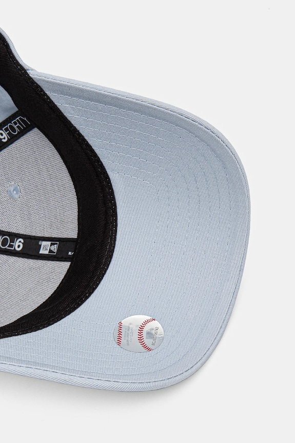 New Era czapka z daszkiem bawełniana niebieski 60595488