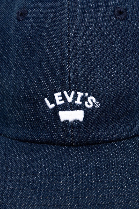 Bavlněná baseballová čepice Levi's 000AG.0003 námořnická modř SS25