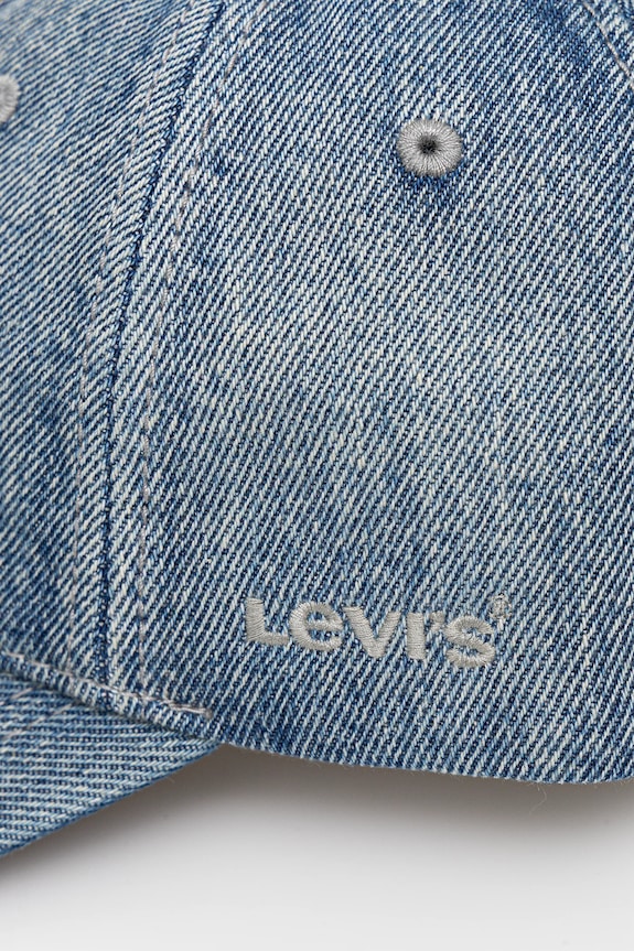 Levi's czapka z daszkiem jeansowa D7589.0020 niebieski SS25