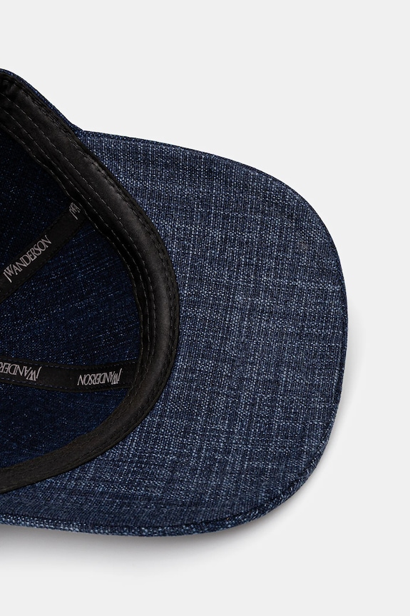 JW Anderson șapcă de baseball din denim Baseball bleumarin AC0398.FA0429.800