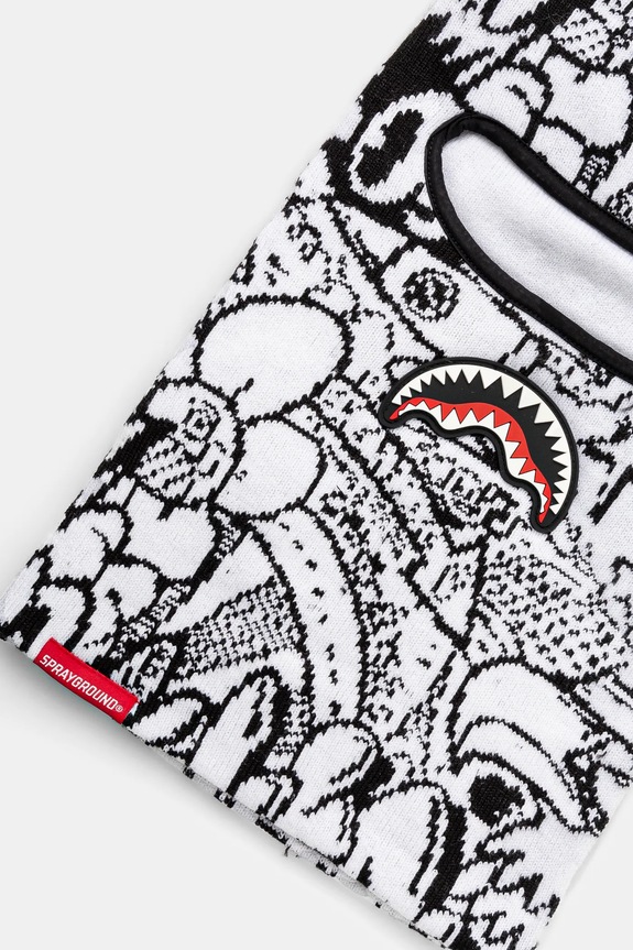 Sprayground passamontagna 910HW395NSZ bianco SS25