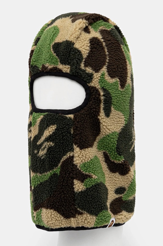 A Bathing Ape kominiarka ABC camo boa zielony 1K80181007