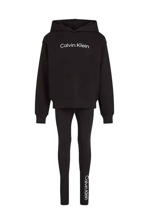 Calvin Klein Jeans gyerek együttes IU0IU00685.104.116.PPYA fekete SS25