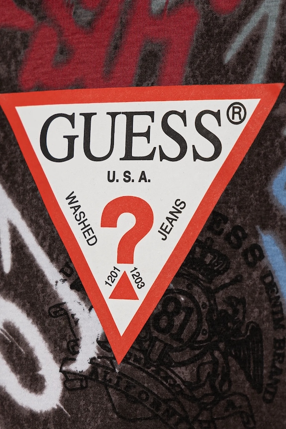 Dětská bavlněná souprava Guess modrá N5RG10.K8HM4.PPYA