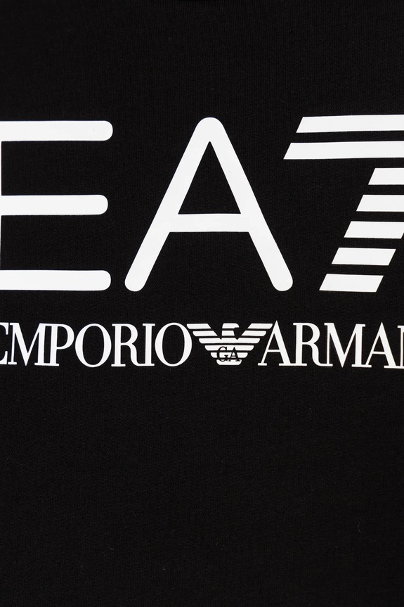 Chłopiec EA7 Emporio Armani komplet bawełniany dziecięcy 7B000043.AF10378 czarny
