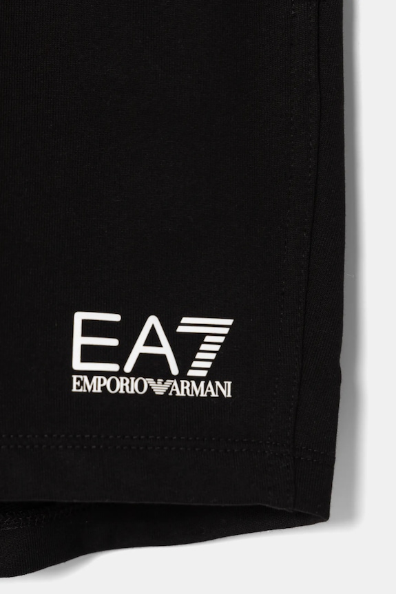 EA7 Emporio Armani komplet bawełniany dziecięcy czarny 7B000043.AF10378