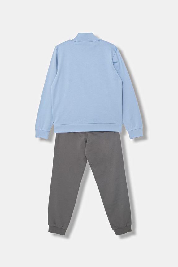 EA7 Emporio Armani komplet dresowy dziecięcy bawełniany 7B000030.AF10380 niebieski SS26