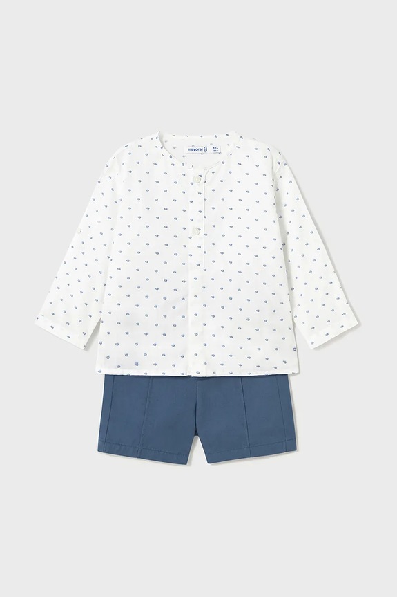 Mayoral set per bambini tessuto blu navy 1249.3A.Baby.PPYA