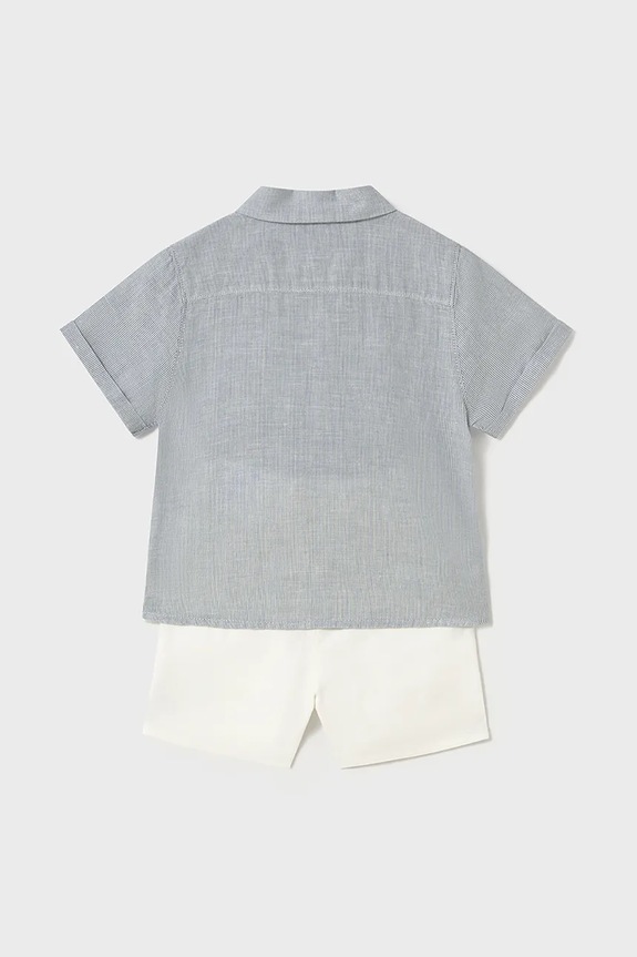 BIMBO Mayoral set per neonati in misto lino 1251.3A.Baby.PPYA blu