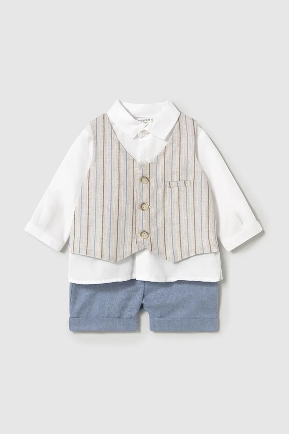 Σετ μωρού Mayoral Newborn 1212.1F.Newborn.PPYH μπεζ SS25