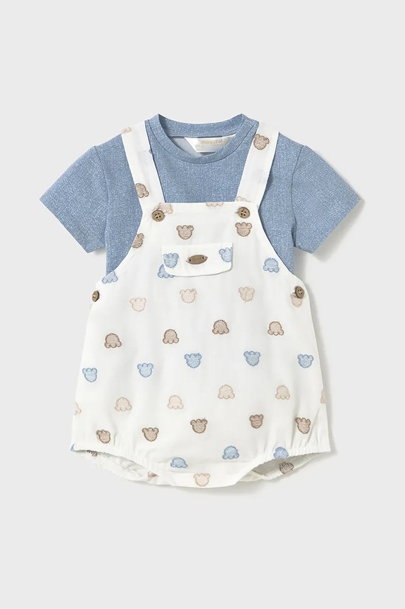 Mayoral Newborn compleu bebe tricotaj albastru 1608.1F.Newborn.PPYH