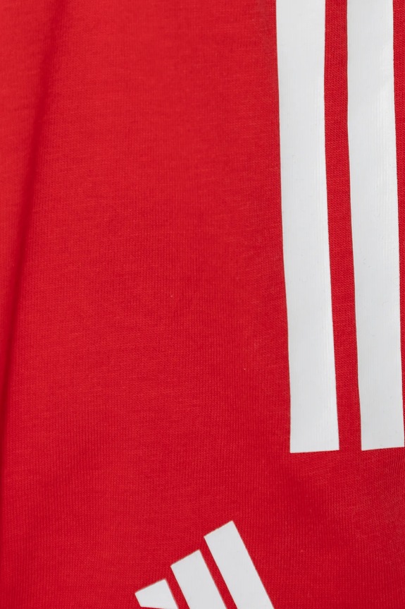 Detská bavlnená súprava adidas MRVL červená JF3629