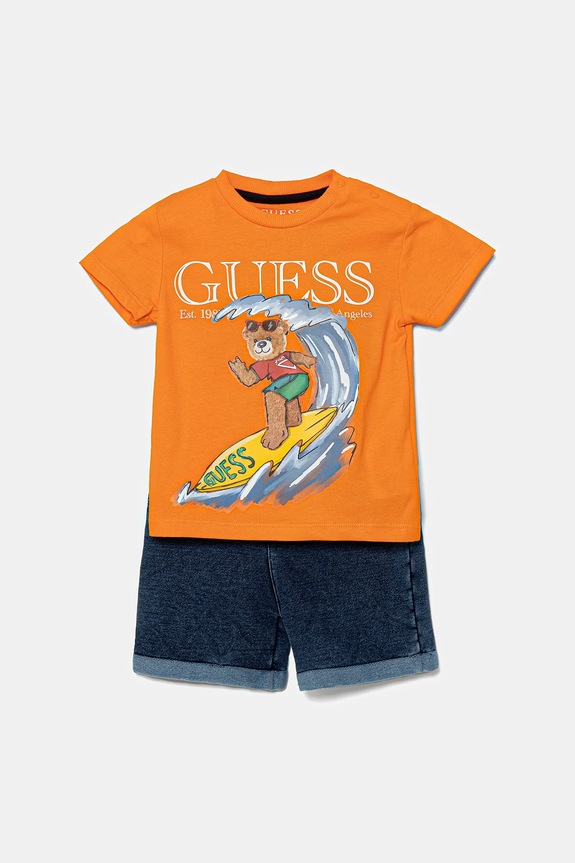Kojenecká sada Guess pletenina oranžová I5GG15.K8HM4.PPYA
