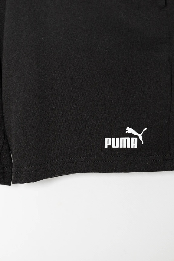 Dječaci Pamučna dječja trenirka Puma ESS 2 COLOR No. 1 Logo Tee and Shorts Set 686298 bijela
