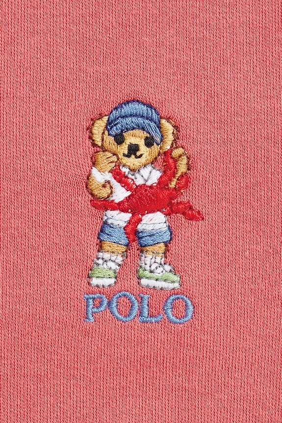 CHLAPEC Dětská bavlněná souprava Polo Ralph Lauren 320965274001 růžová