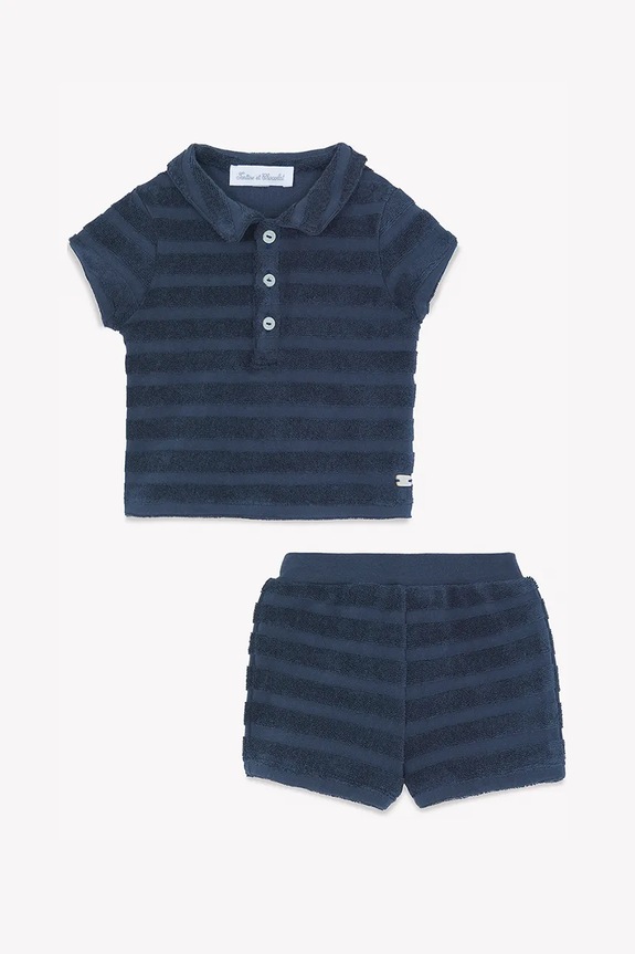 Komplet za dojenčka Tartine et Chocolat CA37050.67.74 mornarsko modra SS25