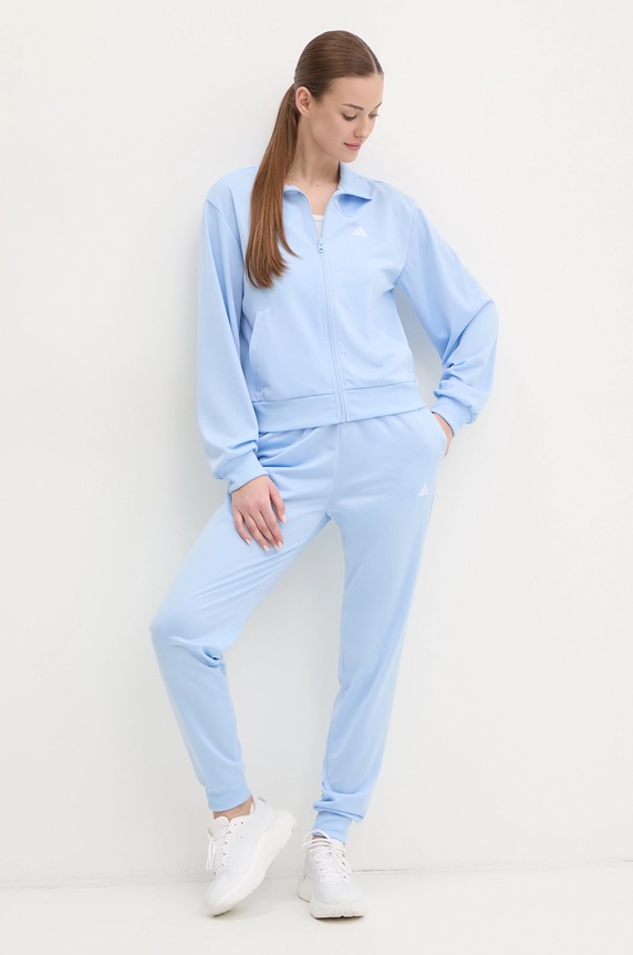 adidas tuta da ginnastica Feelcozy maglia blu JD2704