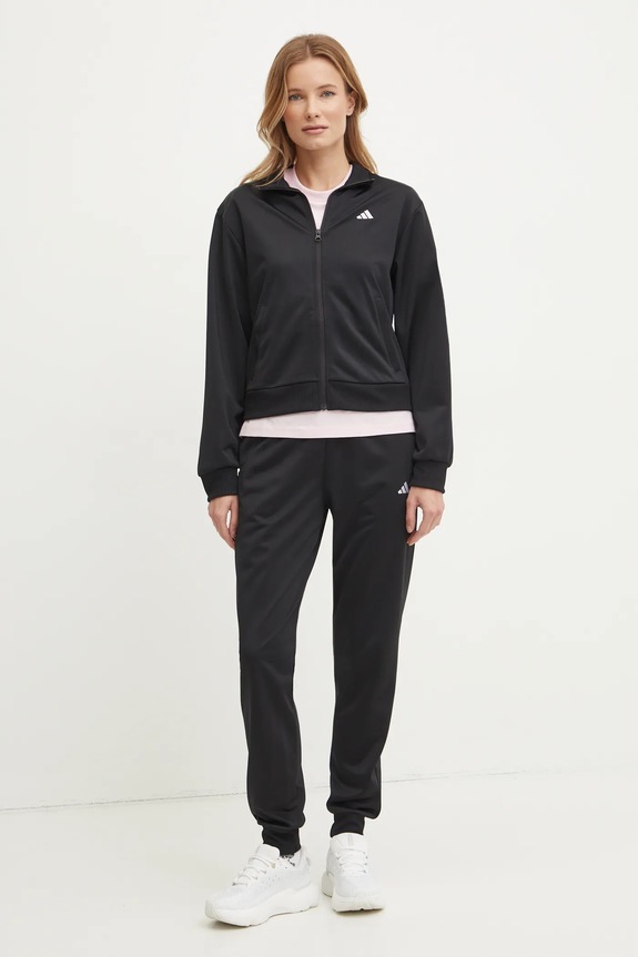 adidas trening Feelcozy tricotaj negru JD4475