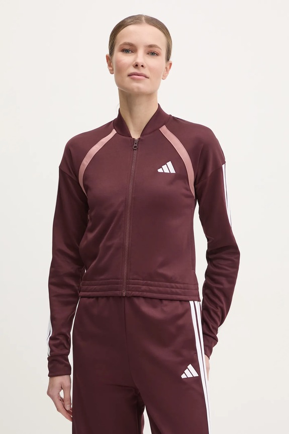 adidas dres TEAMSPORT bordowy JF3386