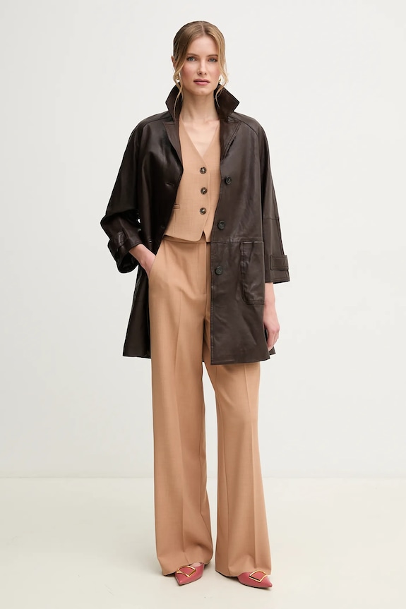 Marella completo: blazer e pantaloni Emme by Marella 2515211011 marrone