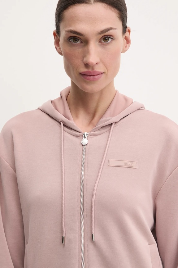 Tepláková souprava EA7 Emporio Armani AF12643.7W000119 růžová