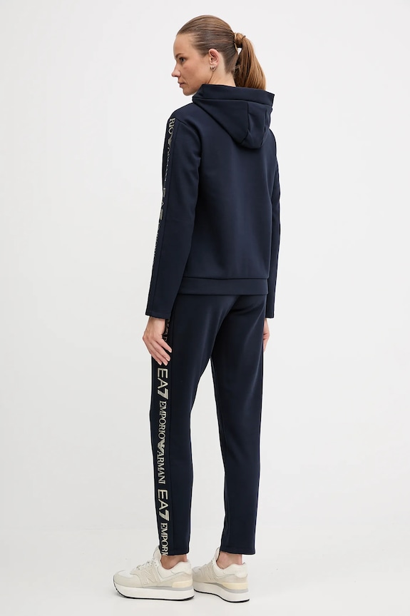 Tepláková souprava EA7 Emporio Armani černá AF10443.7W000116