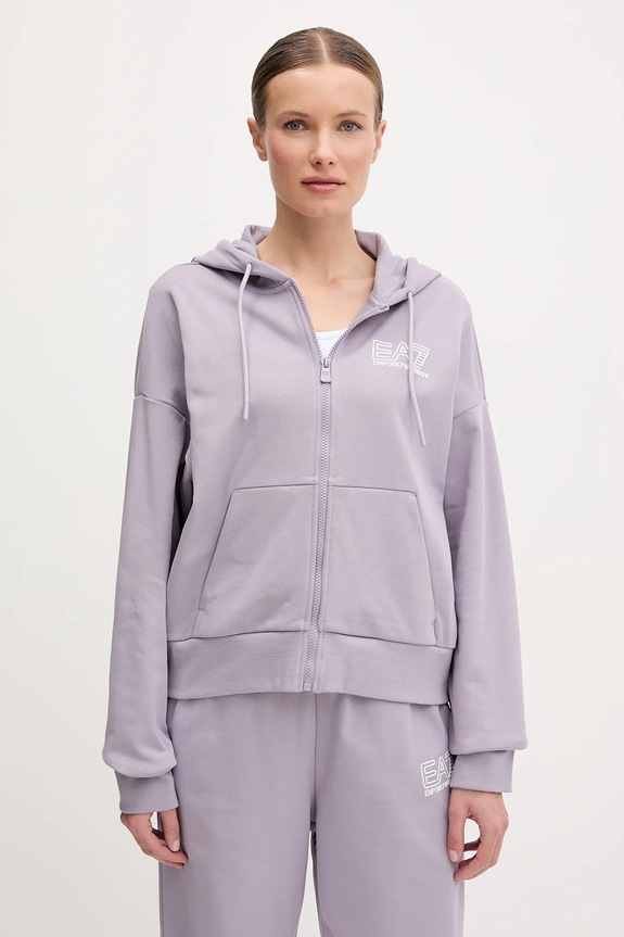 Tepláková souprava EA7 Emporio Armani AF12473.7W000110 fialová AW25