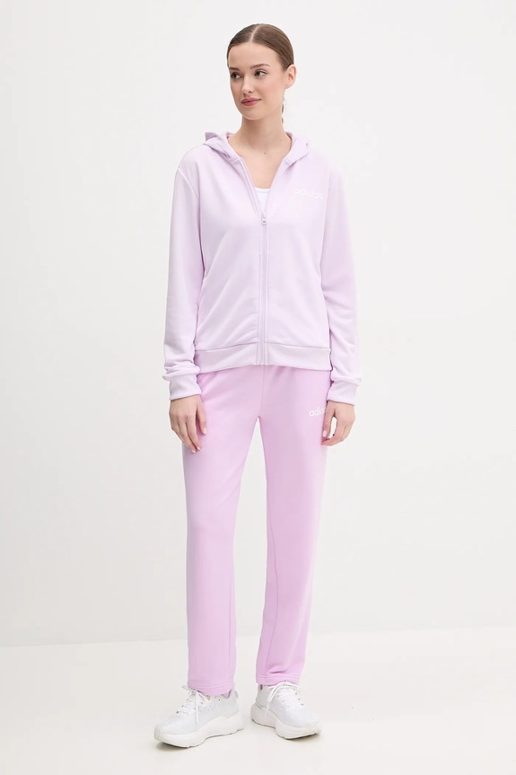 adidas dres Linear dzianina fioletowy JD2700