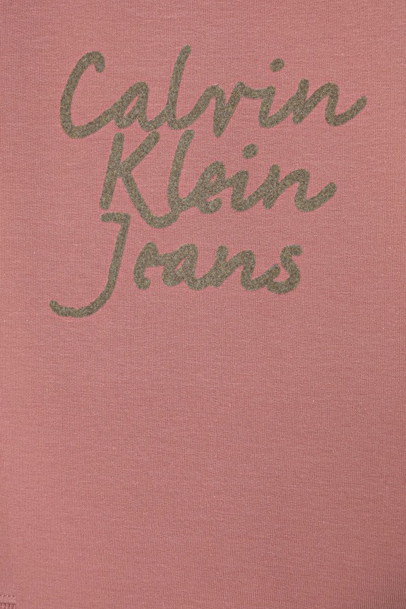Detská tepláková súprava z bavlny Calvin Klein Jeans ružová IN0IN00288.G.PPYA