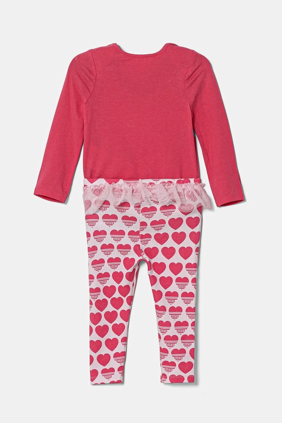 Guess komplet niemowlęcy S5RG01.J1314.PPYA różowy SS25