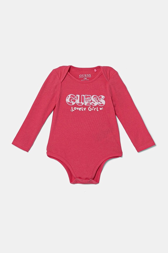 Dziewczynka Guess komplet niemowlęcy S5RG01.J1314.PPYA różowy