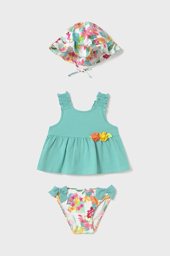 Mayoral komplet dziecięcy z elastanem turkusowy 1641.4K.Baby.PPYA