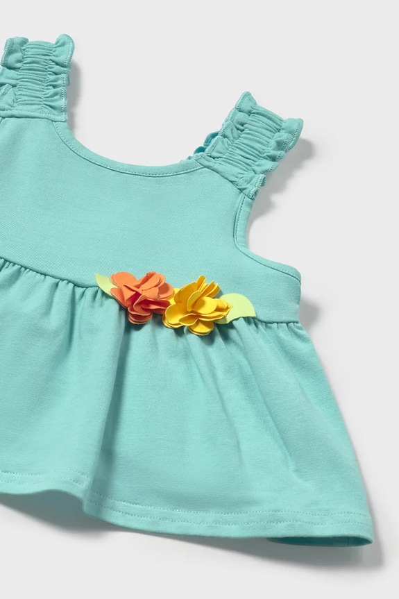 Dziewczynka Mayoral komplet dziecięcy 1641.4K.Baby.PPYA turkusowy