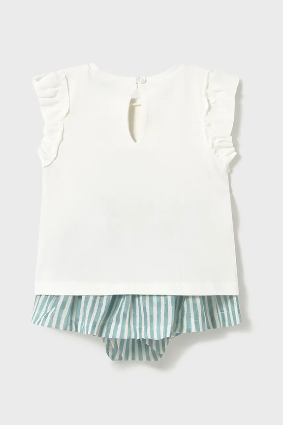 Komplet za dojenčka Mayoral 1984.4D.Baby.PPYA turkizna SS25